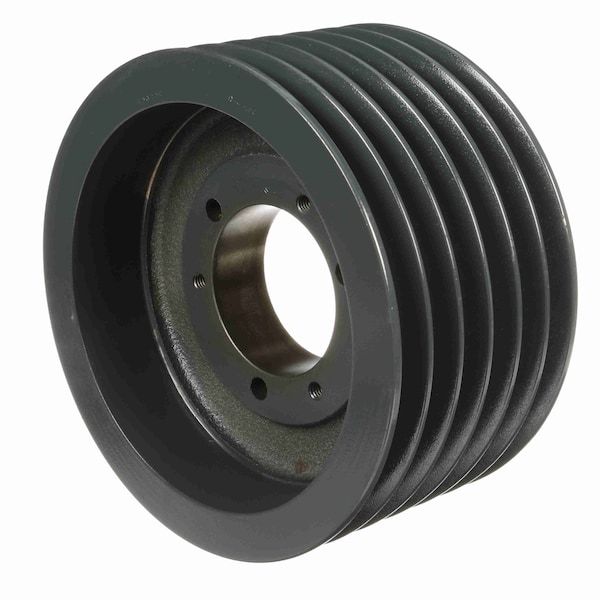 6 Groove Cast Iron Bushed Bore Multiple Sheave, 6B86SF